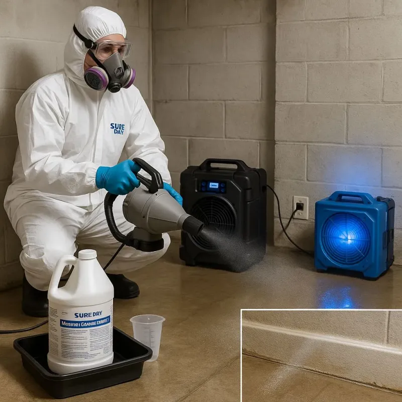Sanitization and Odor Removal process in Coral Hills, MD